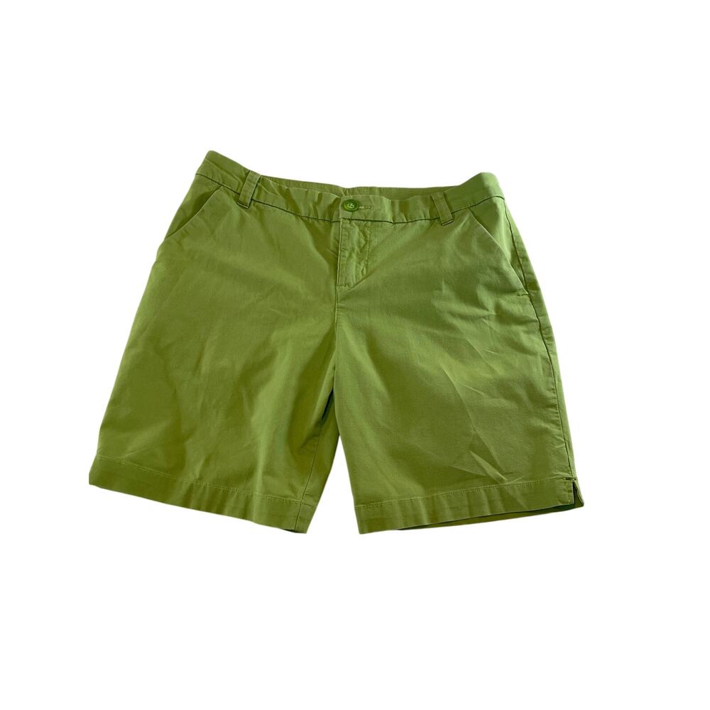 Patagonia Chartreuse Shorts 30 Organic Cotton Stretch Mid Rise Casual